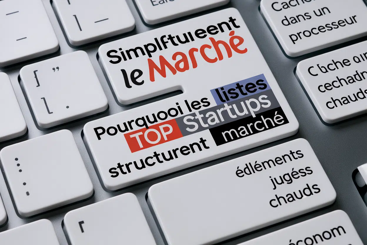 Pourquoi les listes top startups structurent le marché, même quand elles simplifient