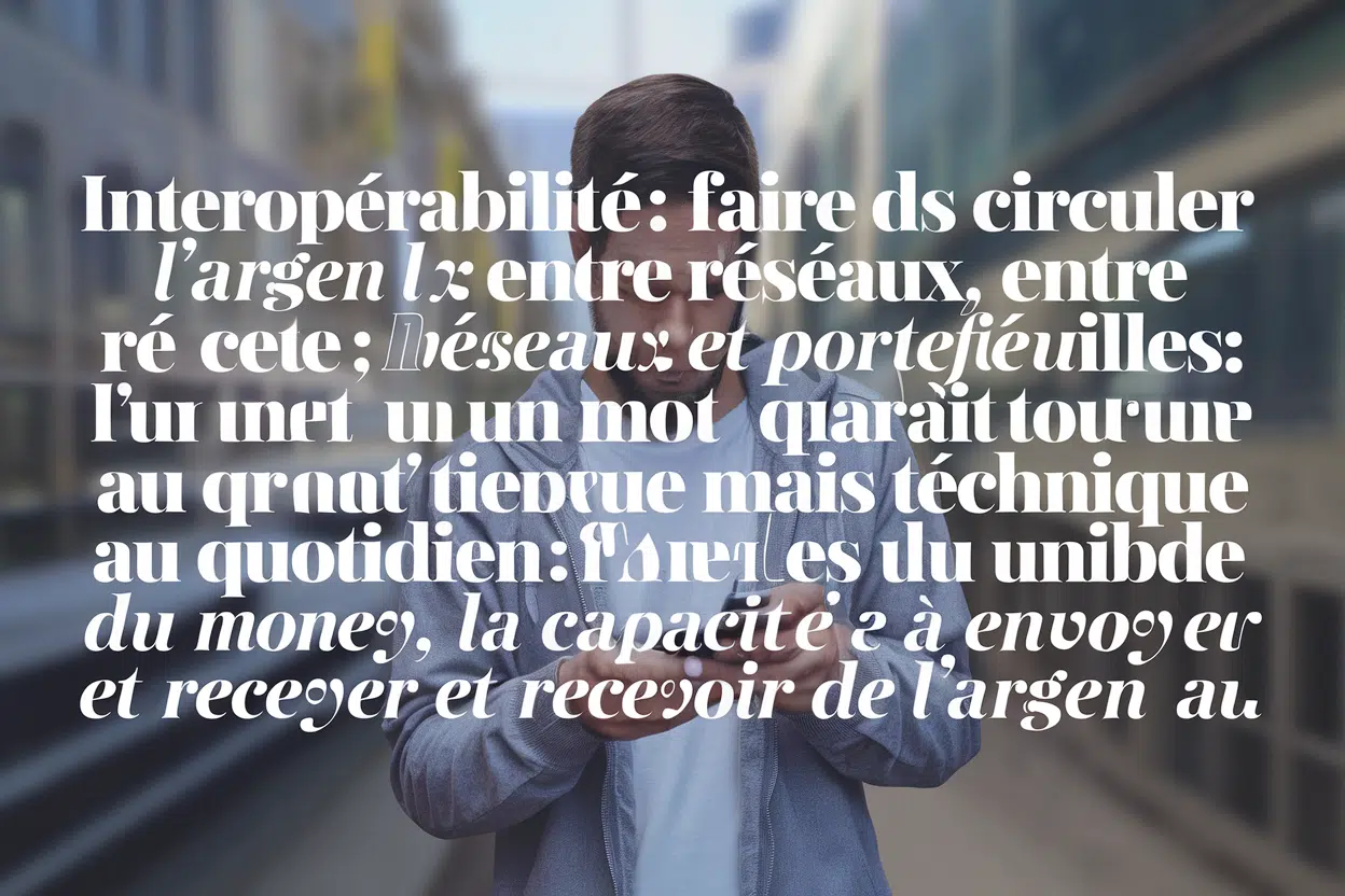 Interopérabilité: faire circuler l'argent entre réseaux, banques et portefeuilles