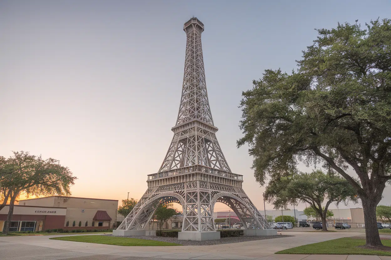 La tour Eiffel de 65 pieds: un symbole fabriqué, une identité assumée