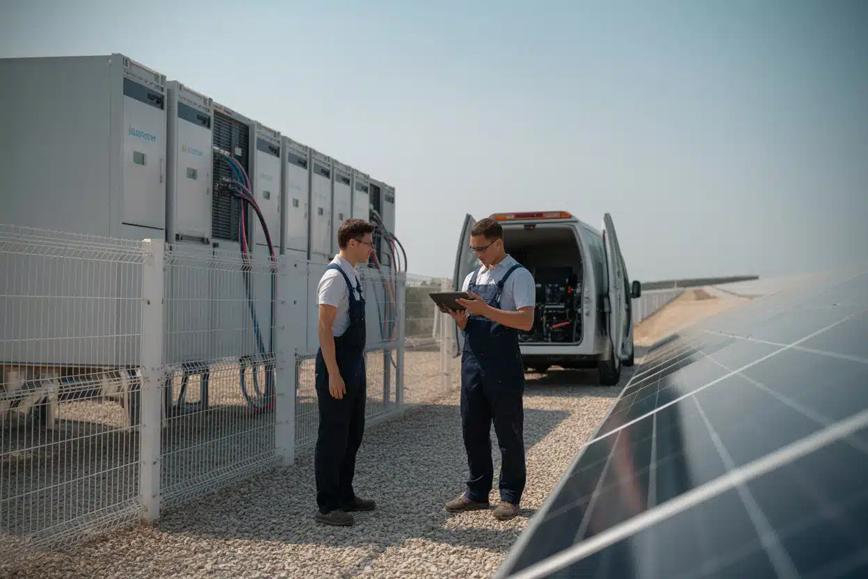 Projet de stockage solaire BNZ et Sungrow en Italie