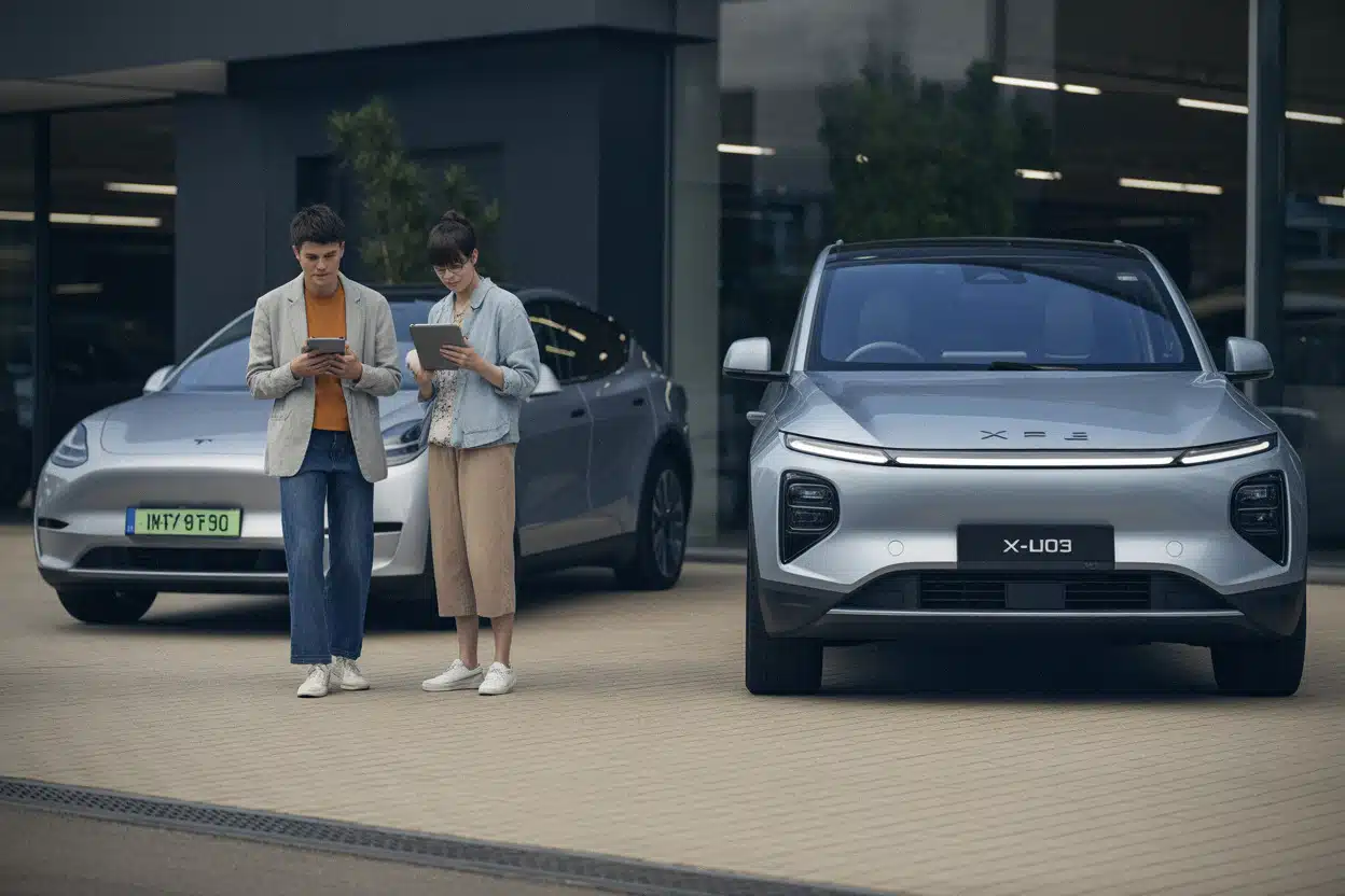 Comparaison du XPeng L03 avec un SUV électrique concurrent