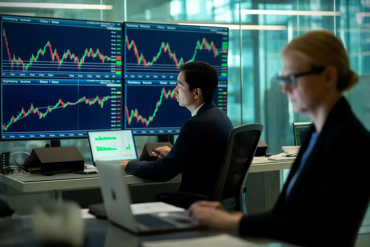 Analystes examinant les prix de l’énergie suivis par la Fed