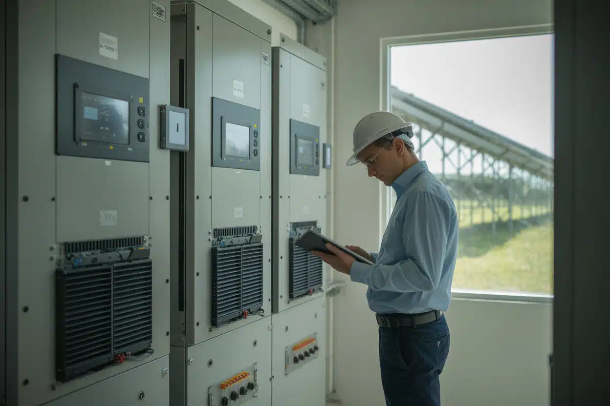 Onduleur solaire et stockage d’énergie avec composants de puissance