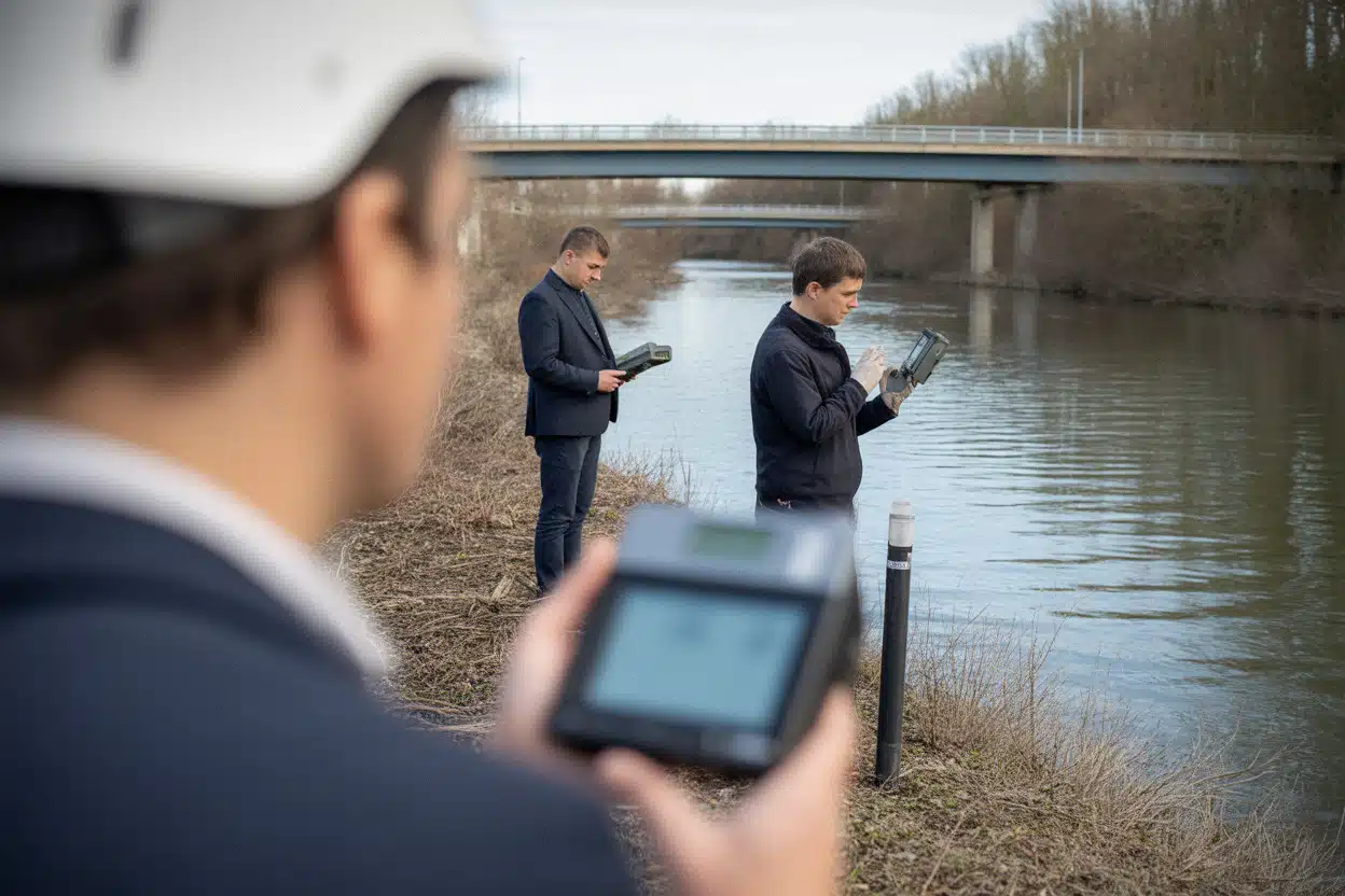 Contrôle environnemental des seuils thermiques dans une rivière française