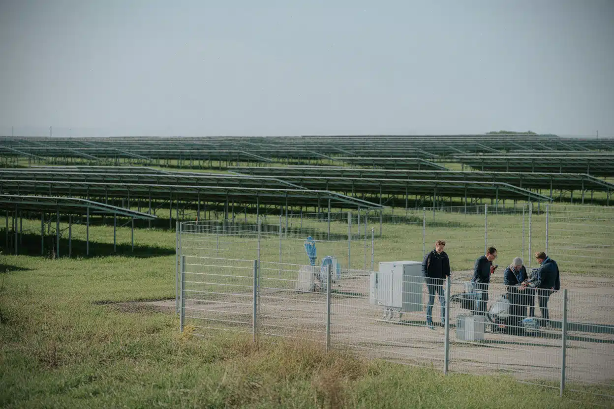 Parc solaire EnBW de 8,8 MWc installé à Adelsheim