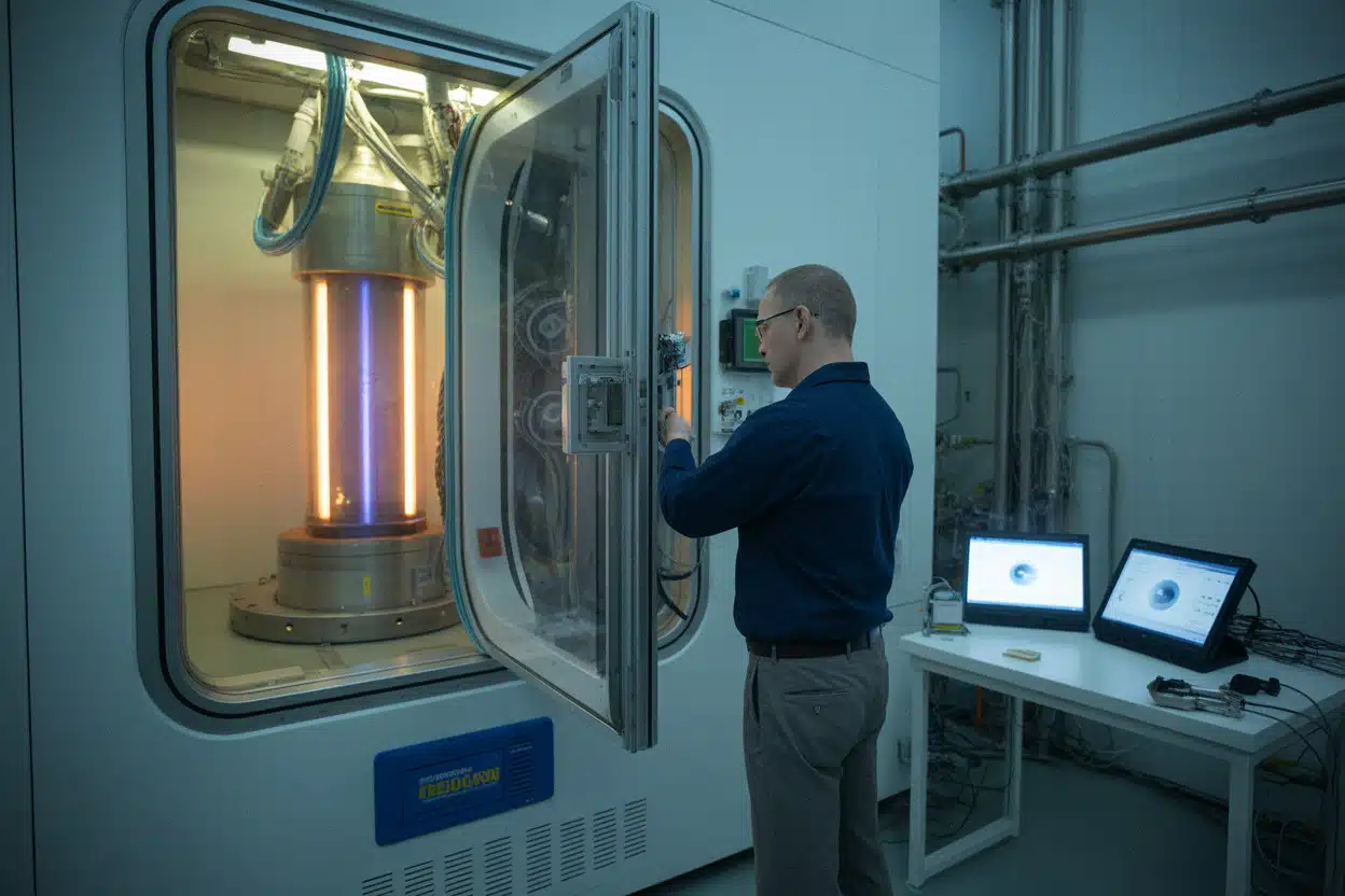 Ingénieur dans un laboratoire privé de fusion nucléaire