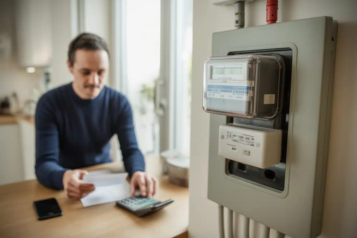 Facture d’électricité et compteur après hausse du TURPE en août 2026