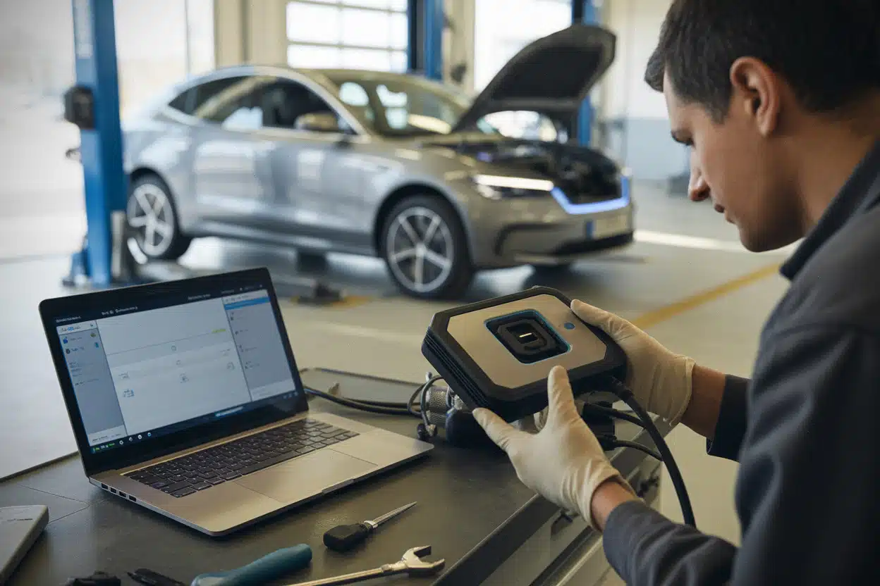 Diagnostic du chargeur embarqué d’une voiture électrique