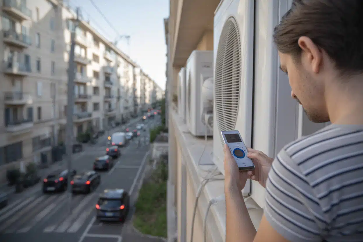 Climatiseurs et consommation électrique lors d’une vague de chaleur urbaine