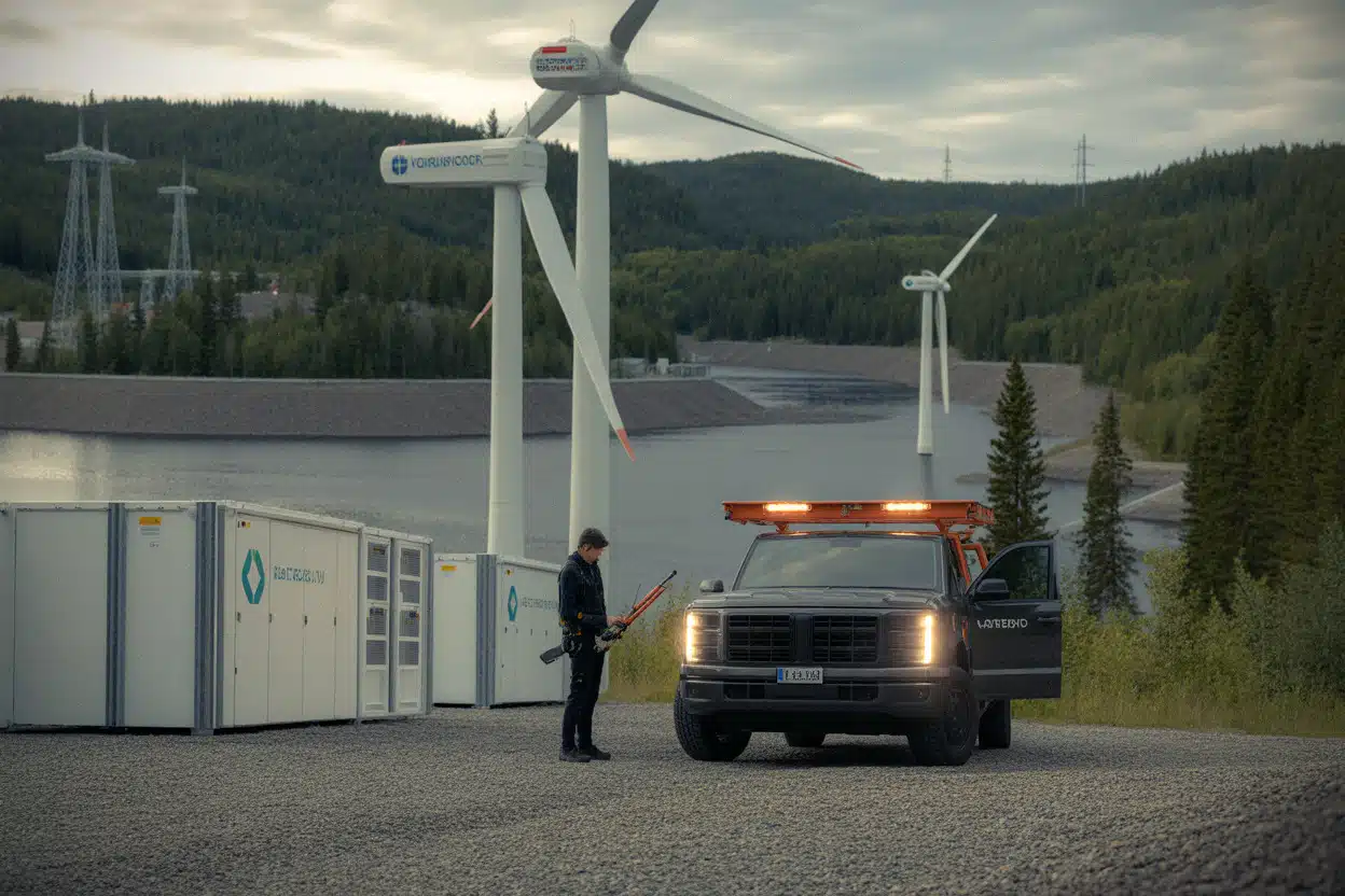 Hydroélectricité éolien et stockage dans un paysage énergétique canadien