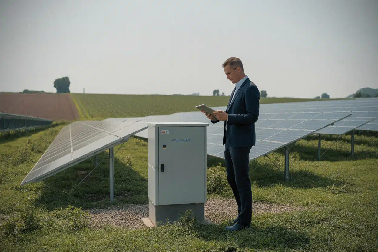 Parc photovoltaïque allemand du projet Friedrichshof développé par MaxSolar
