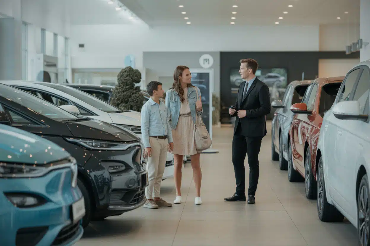 Comparaison entre voitures électriques et thermiques en concession