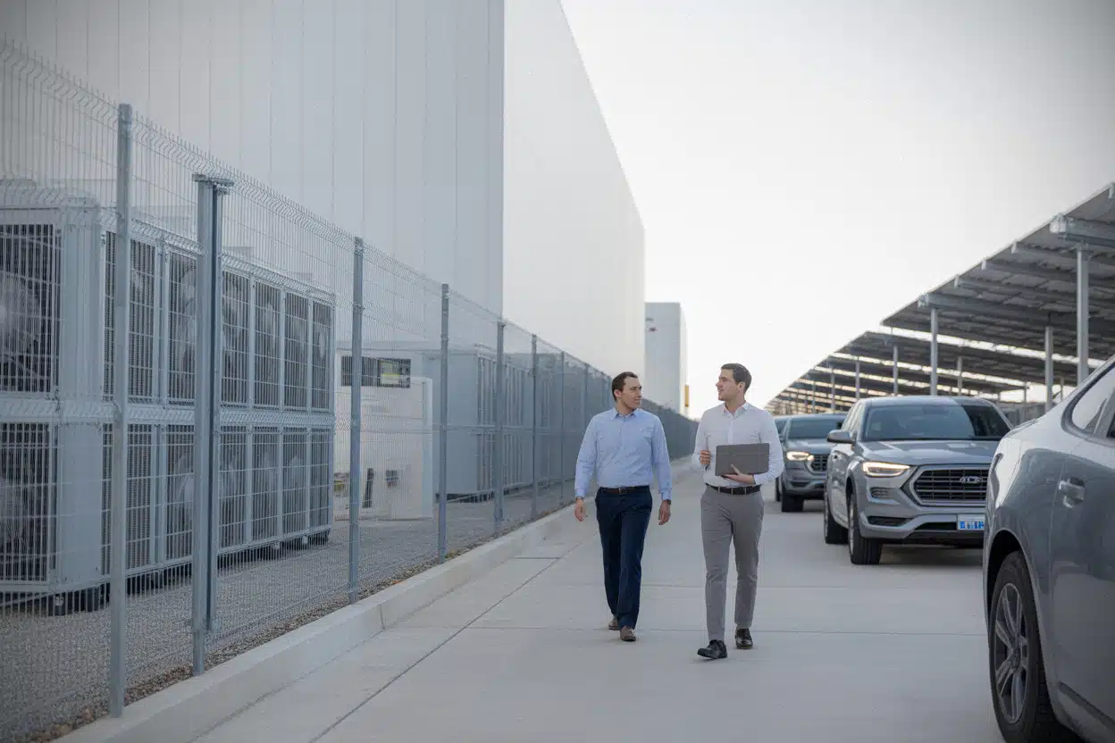 Centre de données QTS relié à une production solaire texane