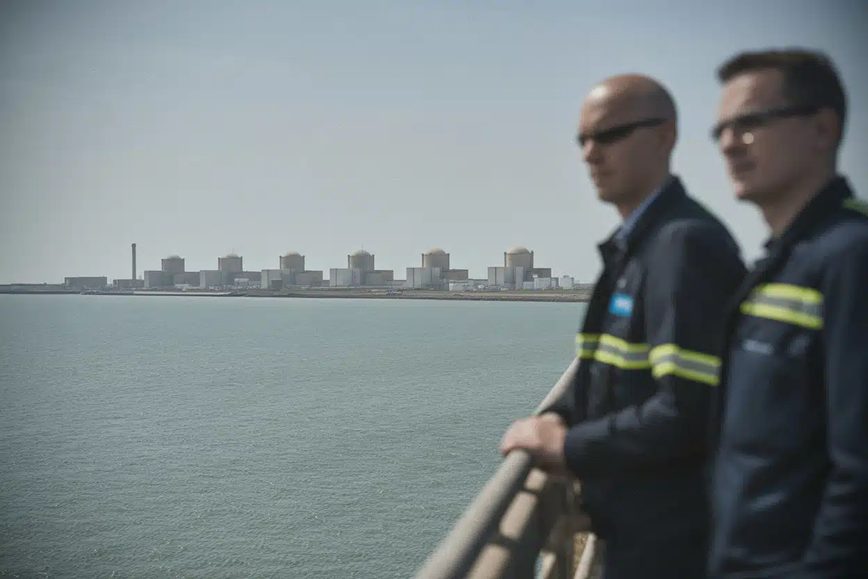 Site nucléaire de Gravelines dépendant du refroidissement par mer du Nord