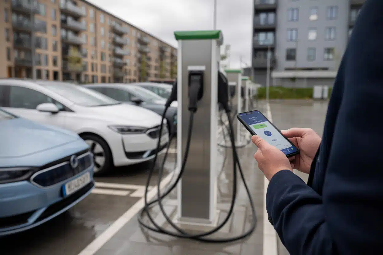 Bornes de recharge norvégiennes utilisées par des automobilistes au quotidien