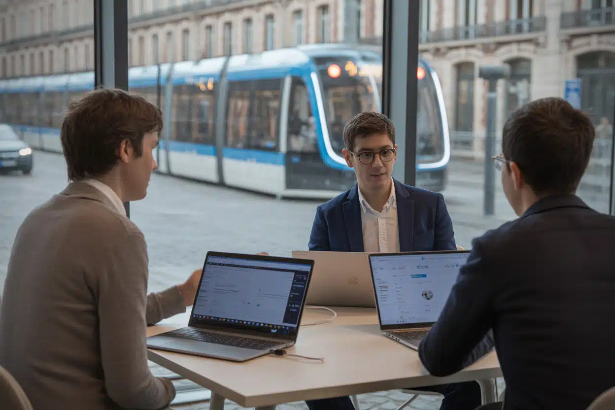 Start-up toulousaines en discussion avec des investisseurs et partenaires économiques