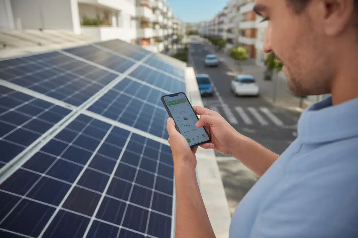 Installation solaire résidentielle au Portugal pendant la période estivale