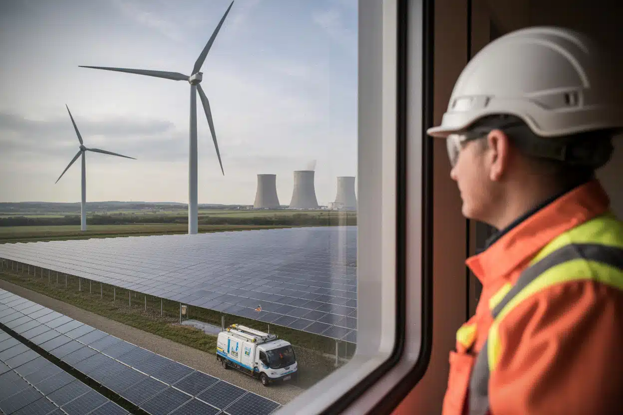 Débat sur nucléaire et énergies renouvelables en France