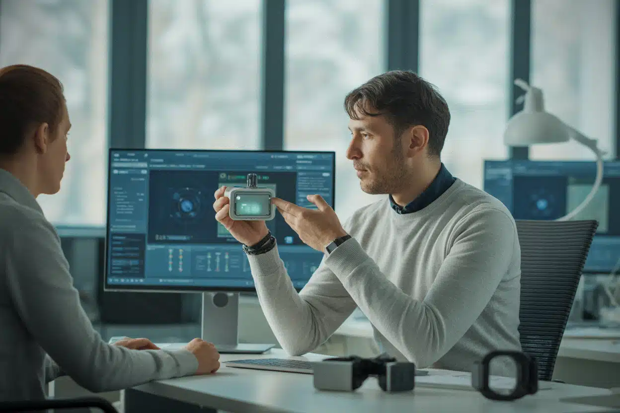 Prototype d'appareil IA au centre des ambitions matérielles d'OpenAI