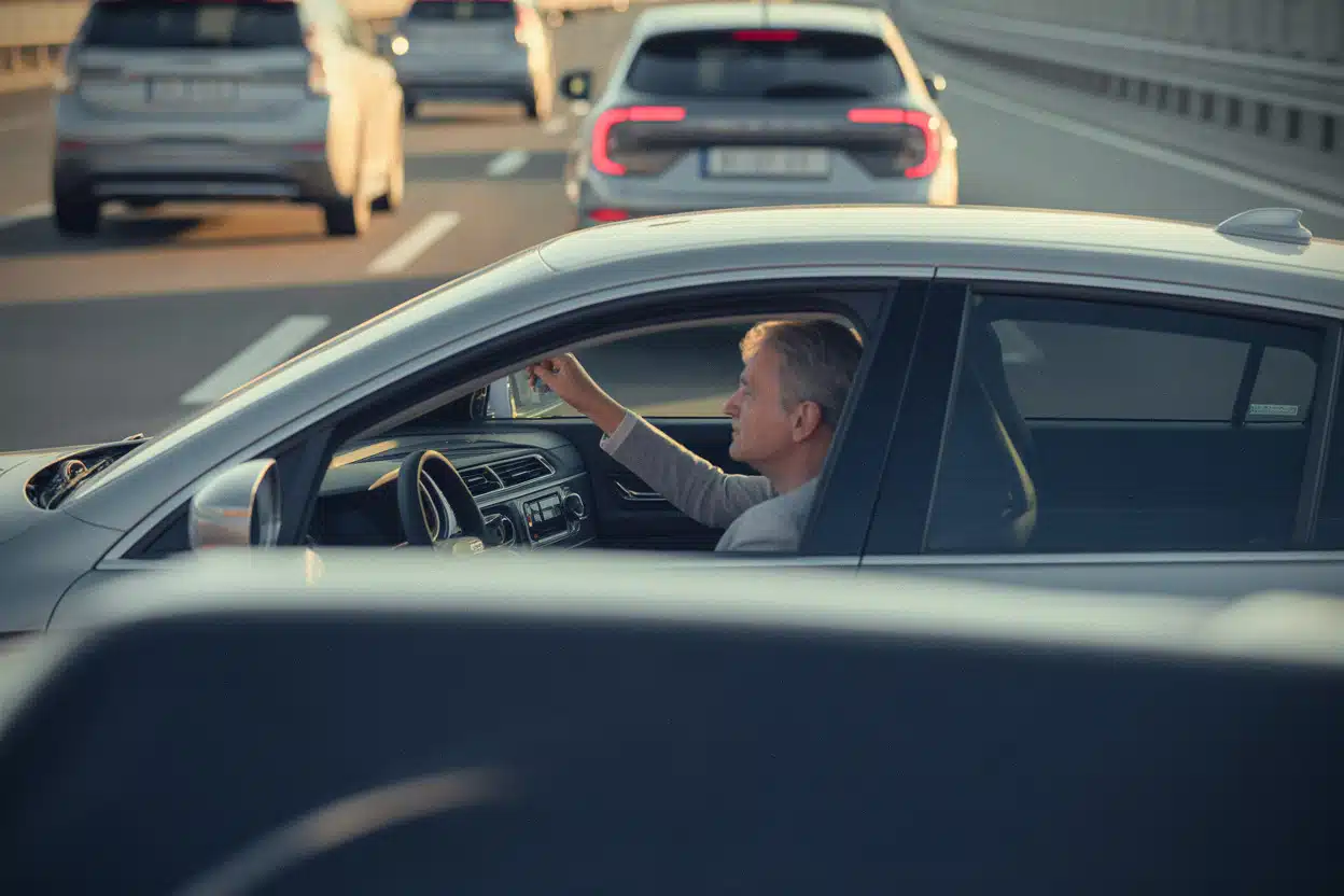 Climatisation utilisée sur autoroute pour réduire la surconsommation