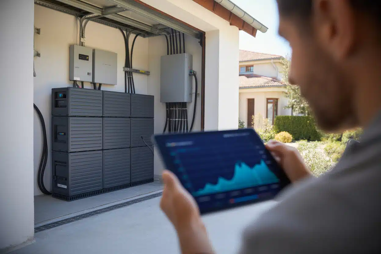 Installation modulaire du Jackery SolarVault 3 Pro Max en maison