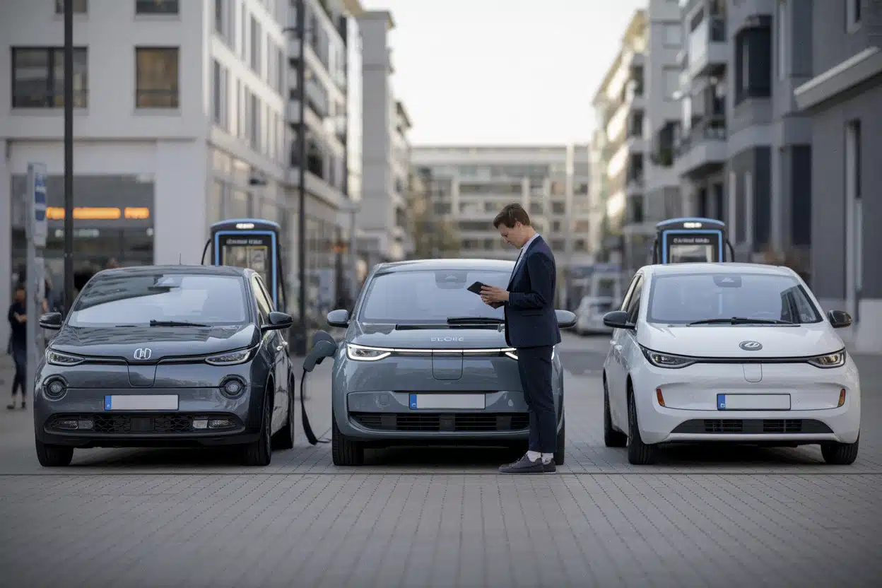 Citadines électriques concurrentes face à la Geely E2 en France